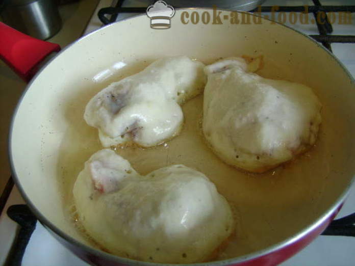 Kanansiivet taikina pannulle - miten ruokaa kanansiipiä taikina, jossa askel askeleelta resepti kuvat