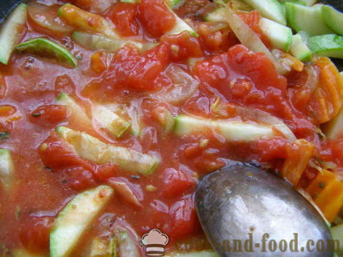 Kampela paistetaan pannulla kasviksia ja tomaattikastiketta - miten ruokaa paistettua kampelaa fileet, askel askeleelta resepti kuvat