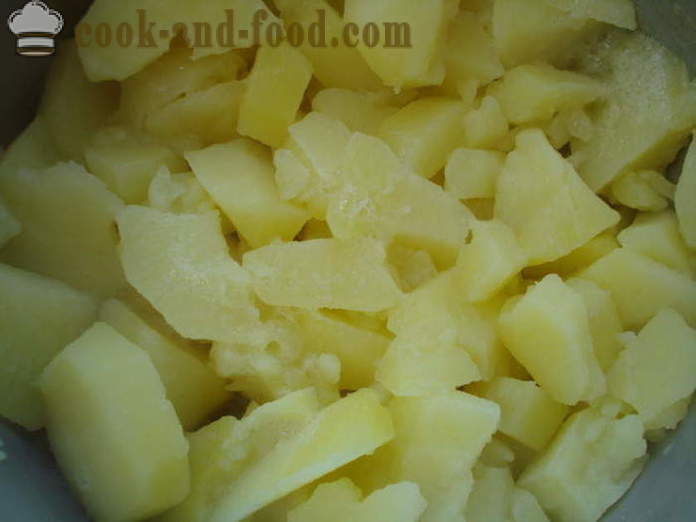 Täyttövastuksen nyytit perunoiden - miten täyttövastuksen pyöryköitä ja perunasta, askel askeleelta resepti kuvat