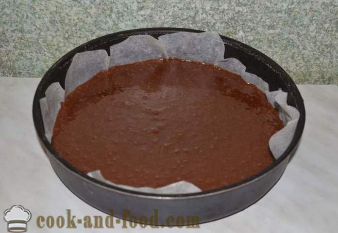 Suklaabrownie kakku - miten suklaaleivosten kotona, askel askeleelta resepti kuvat
