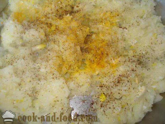 Maukas sipuli kaviaaria - miten ruokaa munia jousella, askel askeleelta resepti kuvat