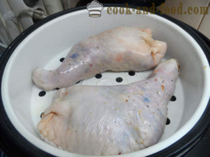 Täytetyt kanankoipia - miten ruokaa täytettyjä kanankoipia, askel askeleelta resepti kuvat