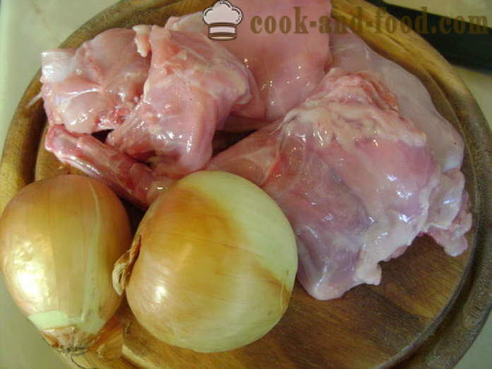 Kani kermassa haudutettua - miten ruokaa jänispata kermaviili, askel askeleelta resepti kuvat