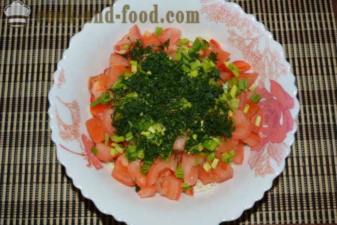 Salaatti kiinankaali, tomaatit ja paprikat - miten valmistautua salaatti kiinankaali, askel askeleelta resepti kuvat