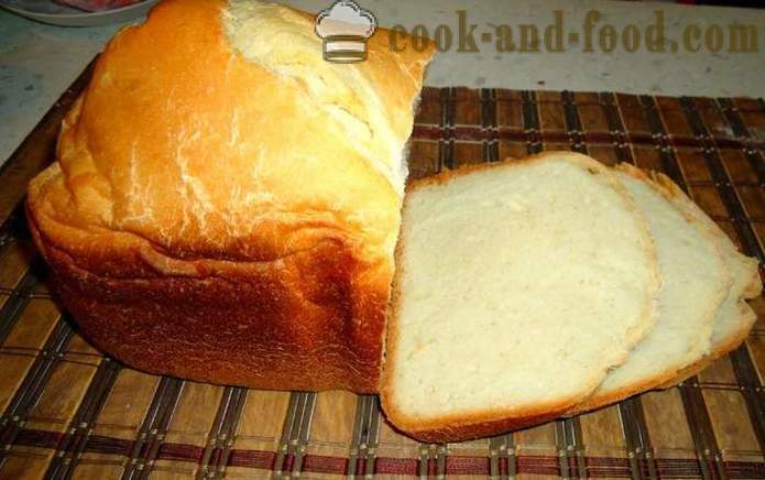 Yksinkertainen kotitekoista leipää leipäkone - miten leipoa leipää leipäkone kotona, askel askeleelta resepti kuvat