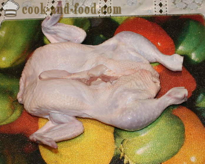 Kanaa ohukaisia ​​täytetyt uunissa - miten ruokaa kana ohukaisia ​​ilman luita, askel askeleelta resepti kuvat