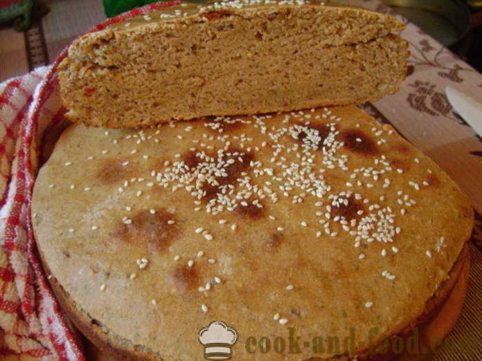 Happamattoman leivän uuni - miten leipoa happamatonta leipää kotona, askel askeleelta resepti kuvat