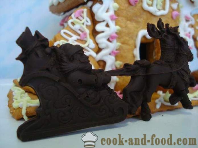 Joulukoristeet Suklaa käsillään - miten suklaakoristeet kotona, askel askeleelta resepti kuvat