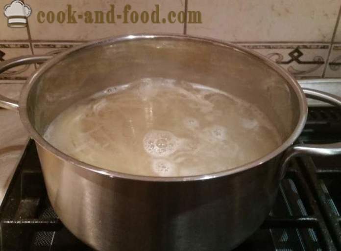 Miten kokki spagetti pannulla - askel askeleelta resepti kuvat
