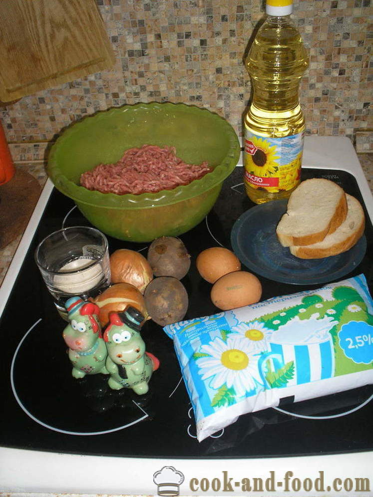 Herkullista kotiruokaa hampurilaiset jauheliha - miten Cook hampurilaiset kotona, askel askeleelta resepti kuvat