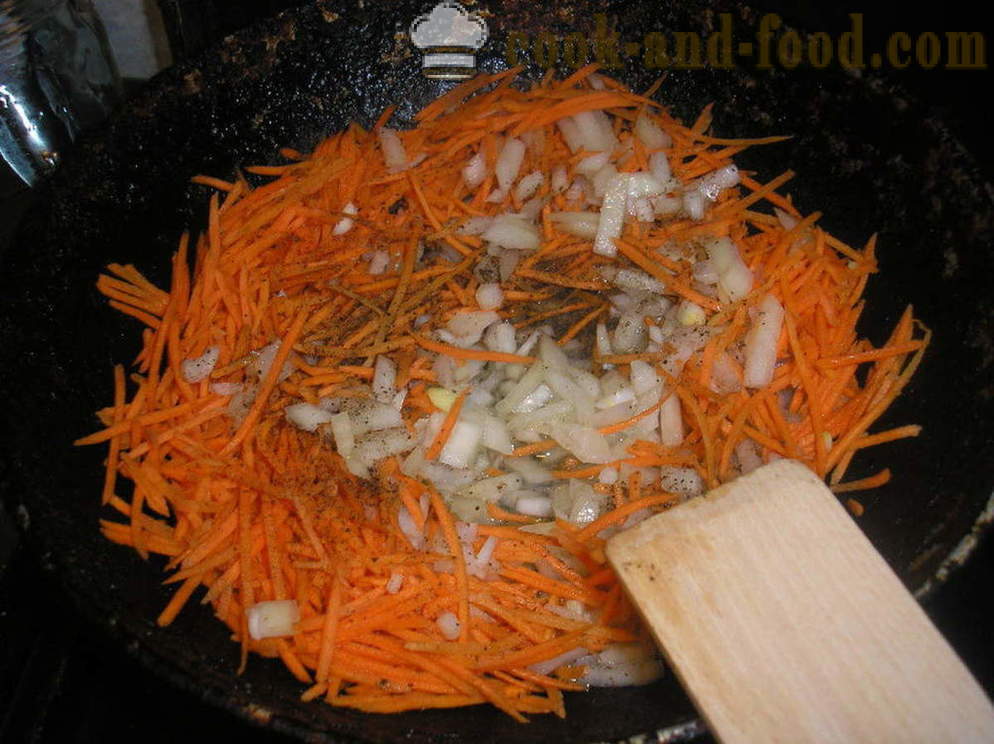 Salaatti perunatikkuina ja makkaraa - miten tehdä perunasalaattia, askel askeleelta resepti kuvat
