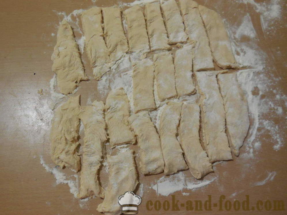 Evästeet perunamuusia - miten leipoa perunatikkuina uunissa, jossa askel askeleelta resepti kuvat