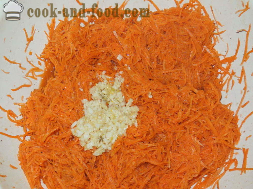 Porkkanat Korean - miten ruokaa porkkanat koreaksi kotona, askel askeleelta resepti kuvat