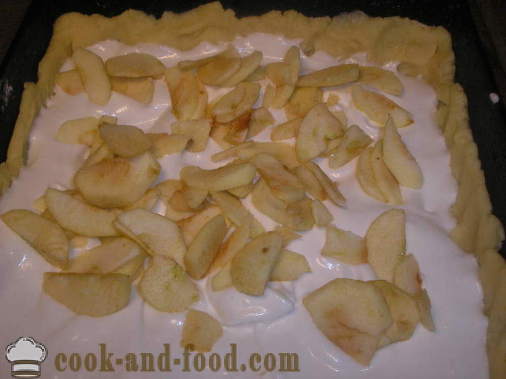 Avoin omenapiirakka taikina - miten ruokaa omenapiirakka taikina, askel askeleelta resepti kuvat