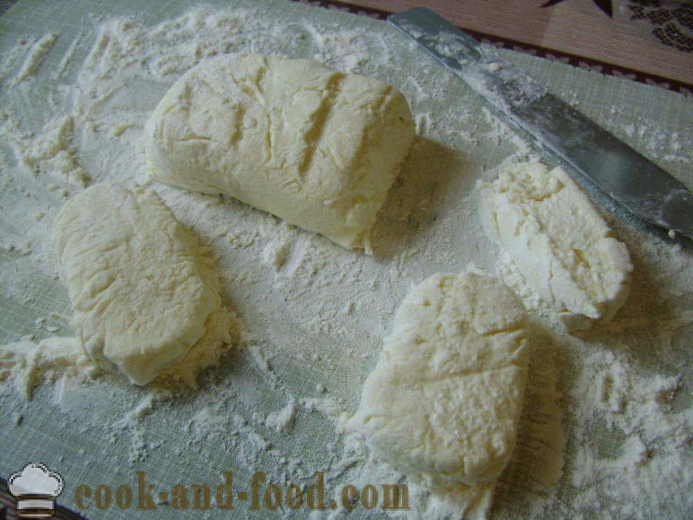 Juustomassan kakkuja ilman ruokasoodaa - miten tehdä juustomassan lettuja pannulla, askel askeleelta resepti kuvat