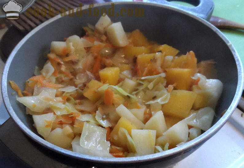 Kurpitsakeitto kerma ja liha - miten ruokaa herkullinen kurpitsan keitto kerma, jossa askel askeleelta resepti kuvat