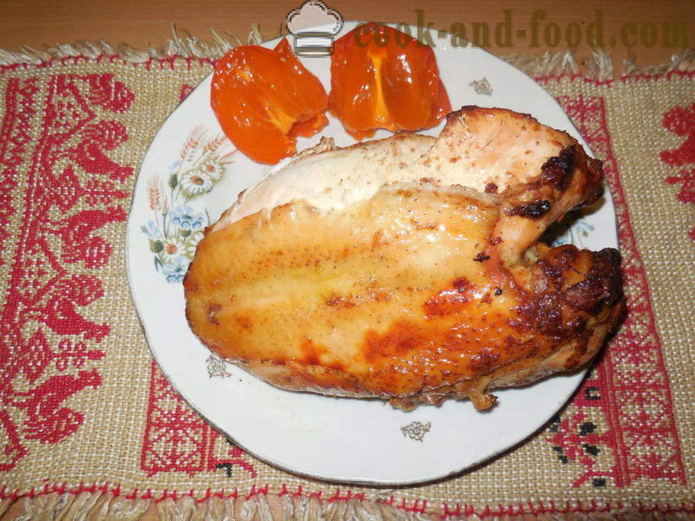 Mehukas kananrintaa paistetaan uunissa - miten ruokaa kananrinnat uunissa, jossa askel askeleelta resepti kuvat