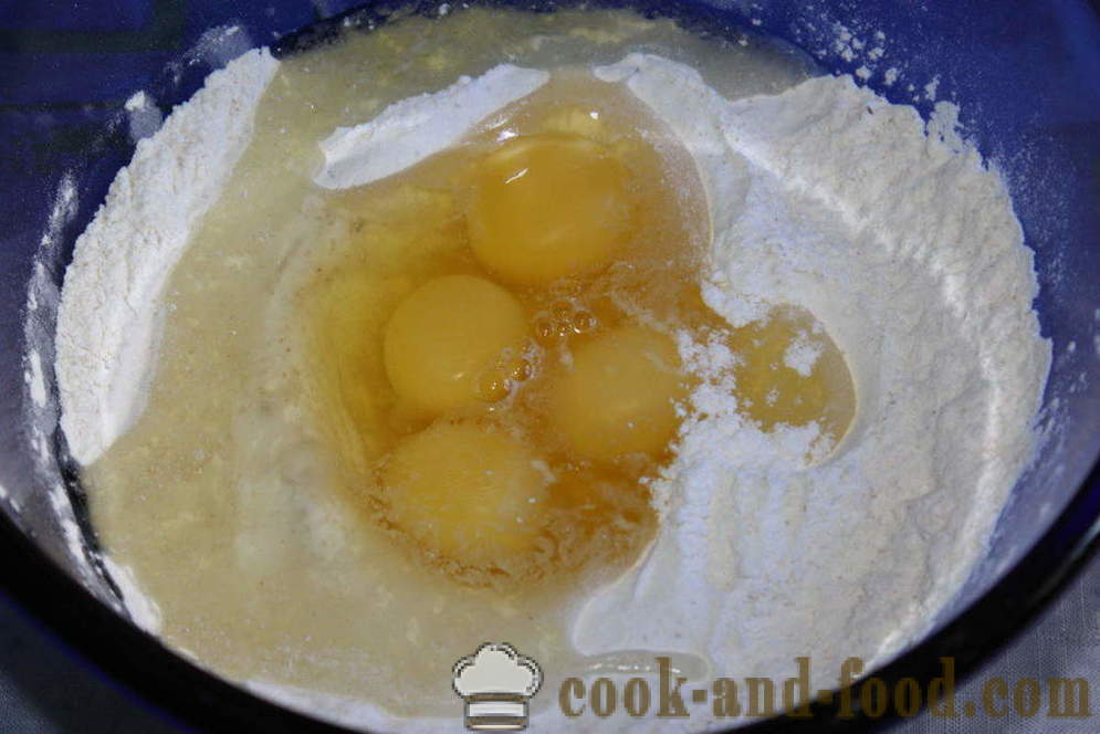 Kotitekoinen muna nuudelit ilman vettä - miten nuudelit keittoa muniin, askel askeleelta resepti kuvat
