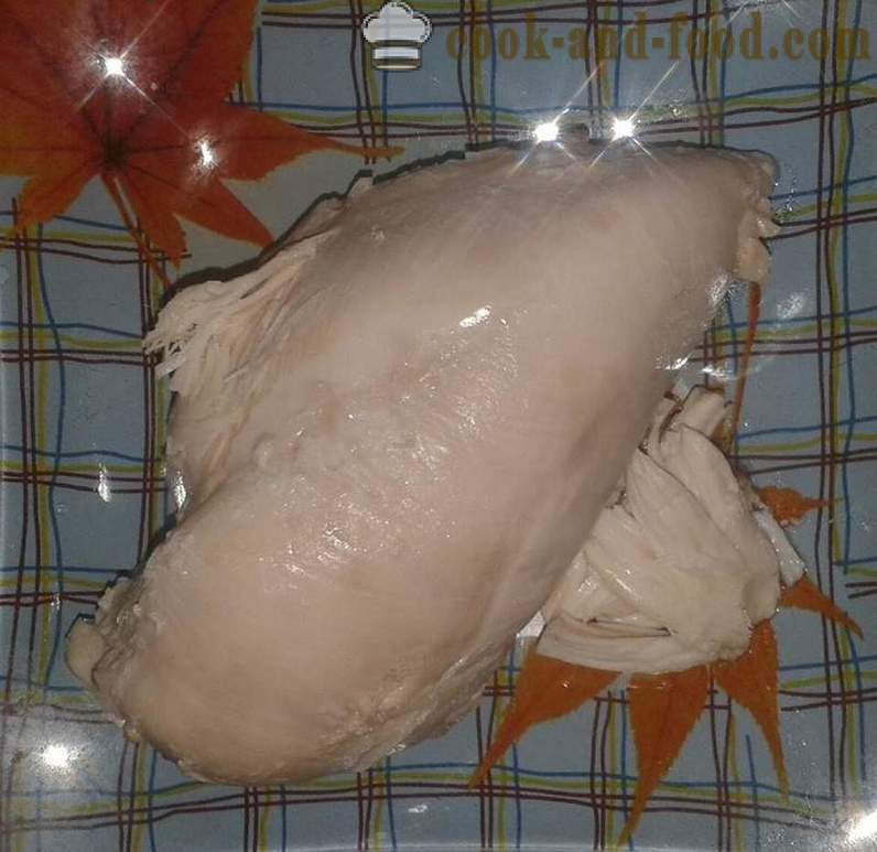 Herkullinen Pate kananmaksa kana - miten ruokaa kotitekoisia pate broilerin maksa ja rinta, askel askeleelta resepti kuvat