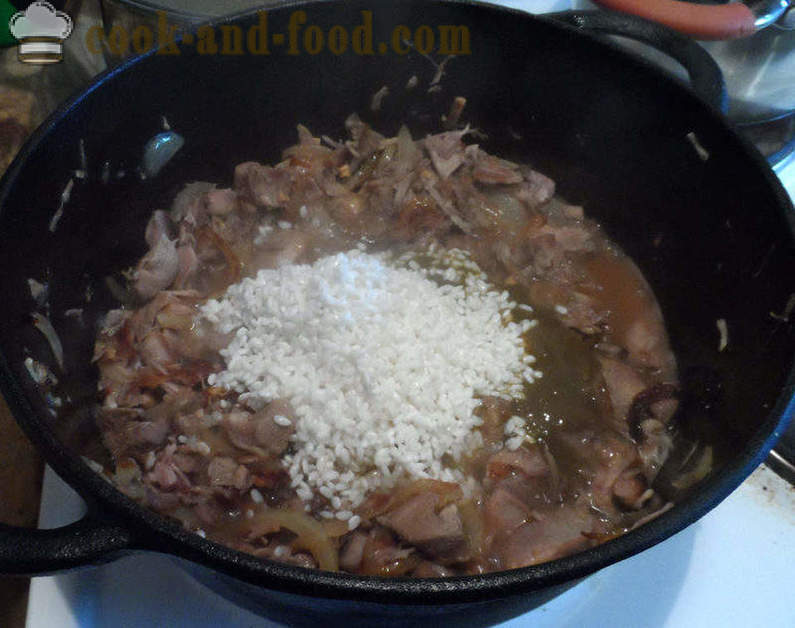 Kharcho keitto riisiä - miten ruokaa keittoa grub kotona askel askeleelta resepti kuvat