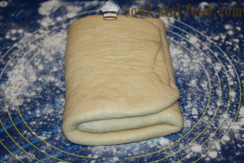 Hiiva lehtitaikina croissantin - miten tehdä lehtitaikina croissant, askel askeleelta resepti kuvat