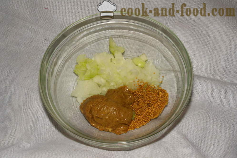 Kanaa sinappikastikkeessa uunissa - miten ruokaa kanan uunissa perunoita ja kurpitsan, jossa askel askeleelta resepti kuvat