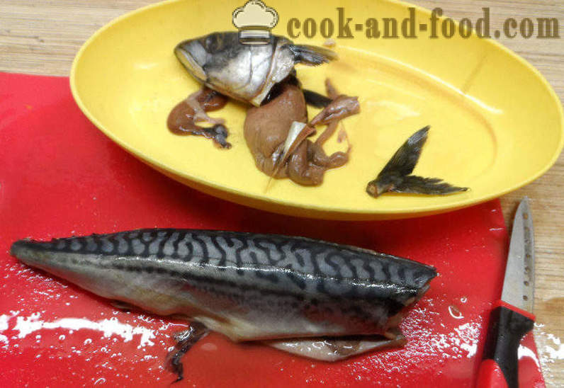 Fishcakes makrilli - miten ruokaa kala kakkuja makrilli, askel askeleelta resepti kuvat