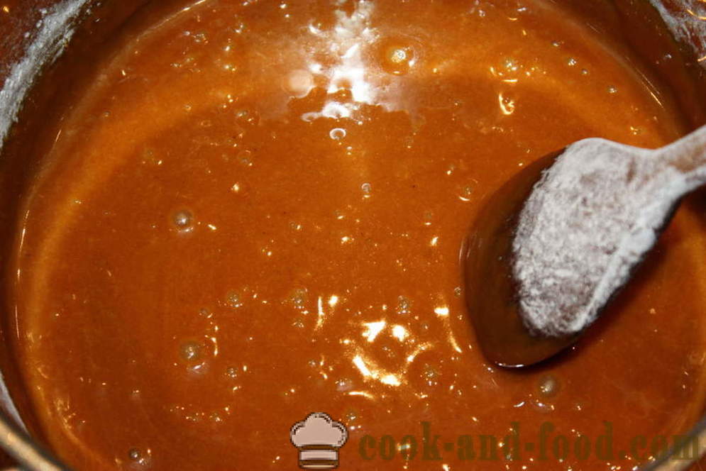 Hunaja choux taikina piparkakut - teknologian ja menetelmien ruoanlaitto miten tehdä piparkakku taikina, askel askeleelta resepti kuvat
