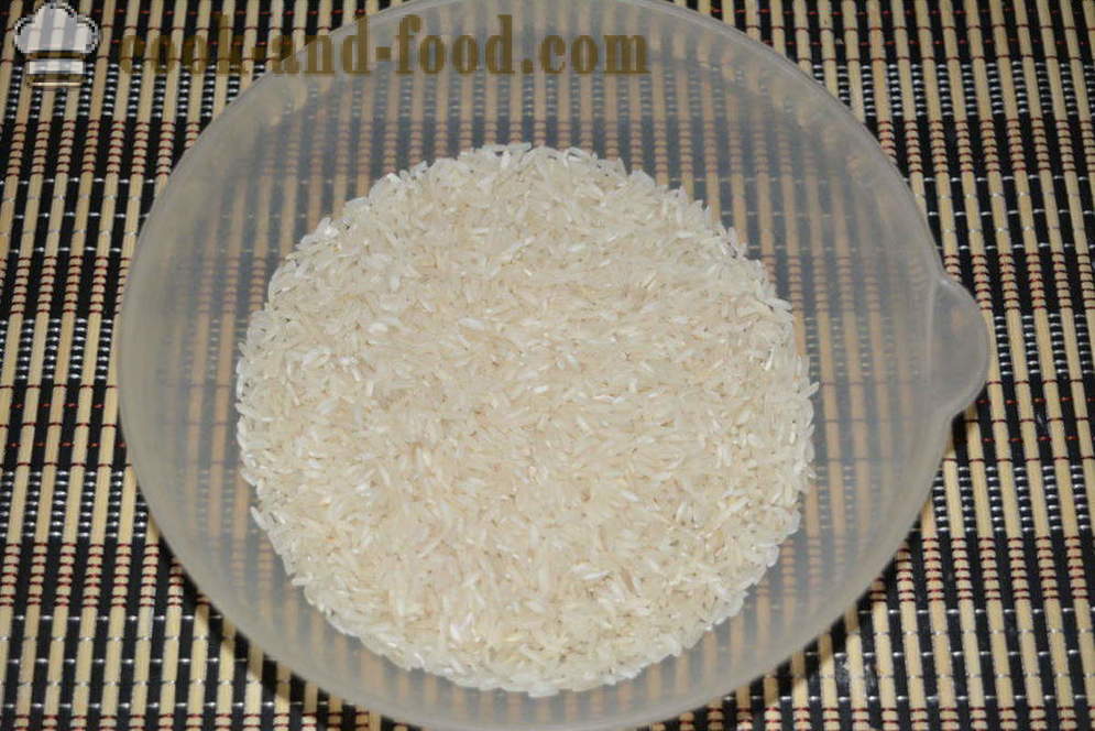 Siilit maukasta jauhelihaa riisiä pari - miten ruokaa lihaa riisin siilit vuonna multivarka, askel askeleelta resepti kuvat