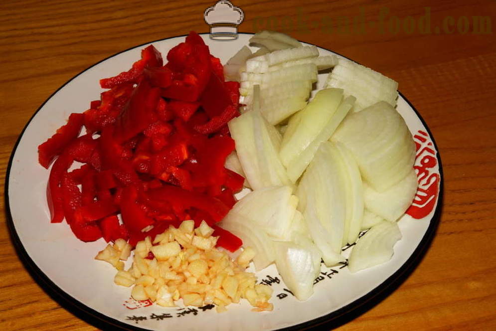 Stroganoff ilman smetana ja tomaattipyree - miten ruokaa herkullinen stroganoff kastike, askel askeleelta resepti kuvat