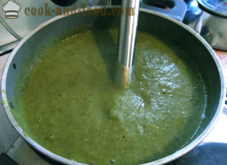 Kasviskeitto - miten ruokaa keitto vihreät vihannekset, askel askeleelta resepti kuvat
