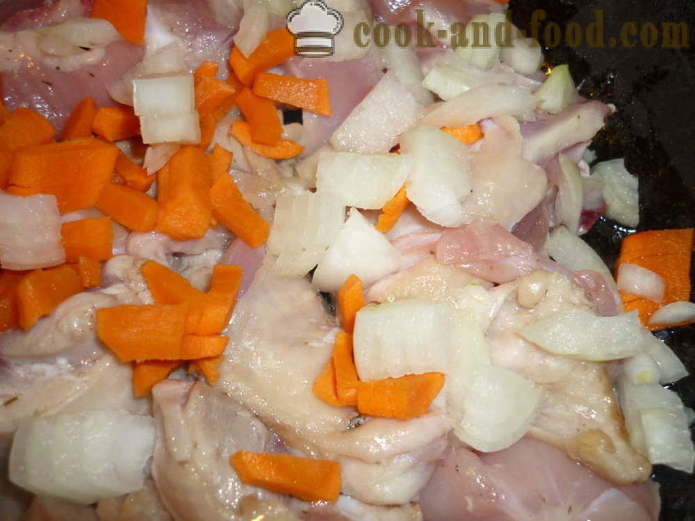 Haudutettua kanaa tomaattikastikkeessa - sekä herkullista ruokaa broileripata, askel askeleelta resepti kuvat