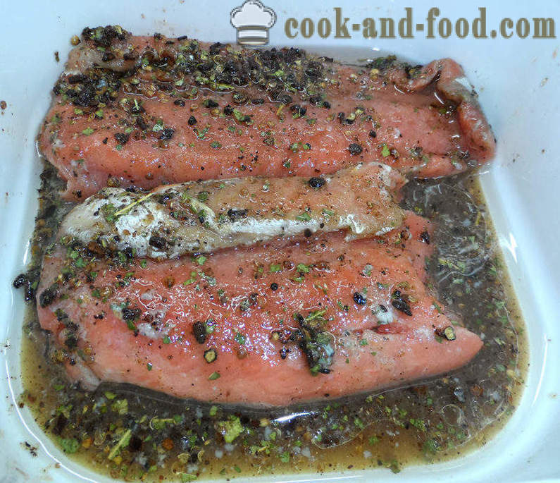 Spicy suolattu kala kotona - miten tehdä mausteinen suolattu kala, askel askeleelta resepti kuvat