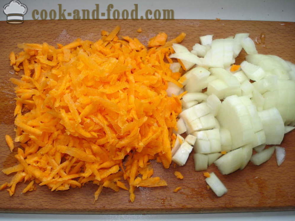 Täytetyt pippuria lihan kanssa ja riisiä - kuten täytetyt paprikat lihaa ja riisiä, jossa askel askeleelta resepti kuvat