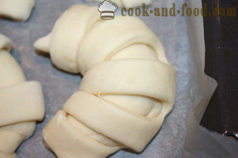 Croissantteja vaniljakastike - miten tehdä croissanteja kotona, askel askeleelta resepti kuvat