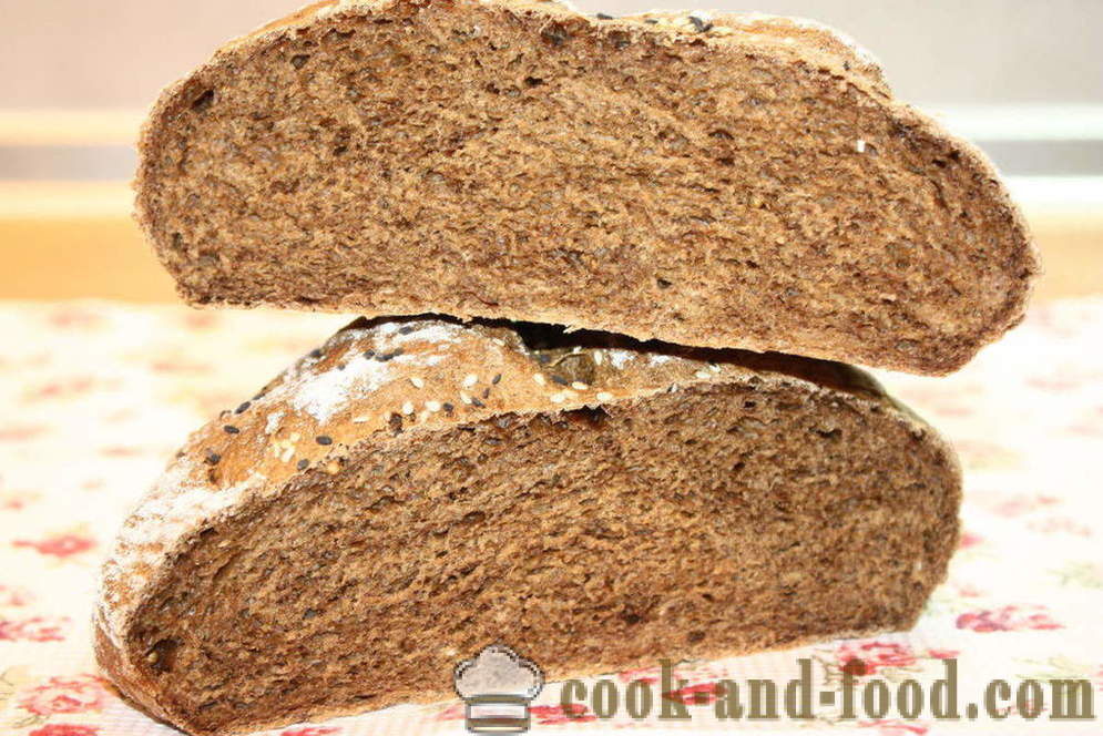 Resepti ruisleipä uunissa - miten leipoa ruisleipää kotona, askel askeleelta resepti kuvat