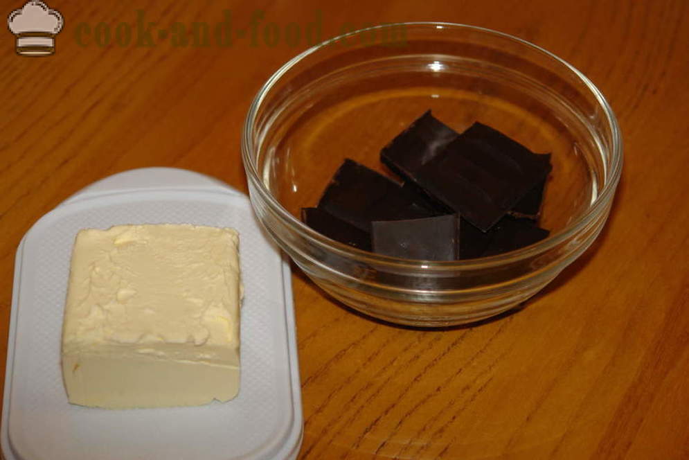 Herkullinen suklaa sokerikakku smetanan - miten tehdä suklaakakku, askel askeleelta resepti kuvat