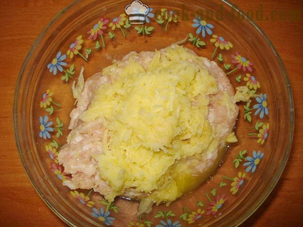 Kana lihapullat ja juuston multivarka - miten ruokaa hampurilaiset multivarka, askel askeleelta resepti kuvat