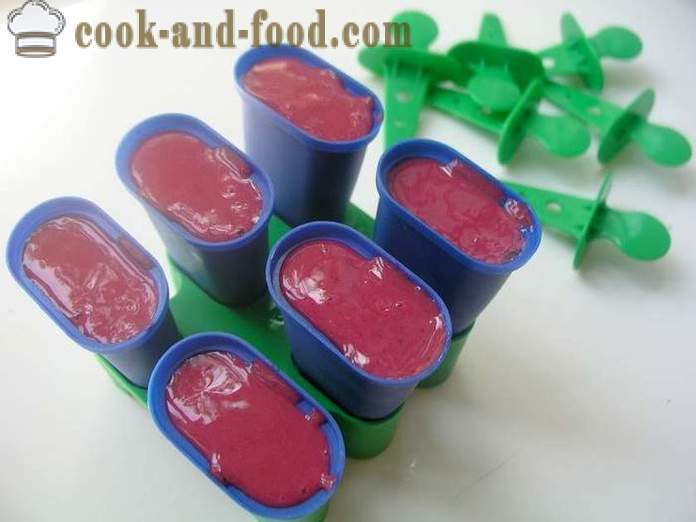Kotitekoinen fruit ice - miten tehdä popsicles kotona, askel askeleelta resepti kuvat mehujää