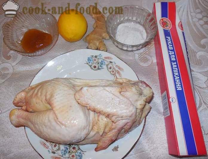 Paistettua kanaa holkin (puolikkaan ruhon) - maukasta kanaa paistetaan uunissa, leivotaan kana resepti portaittain, valokuvista