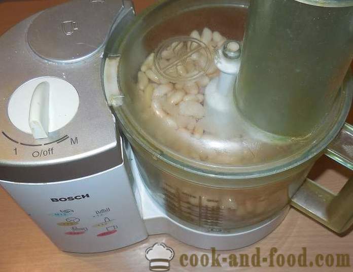Herkullinen Meatless tahna valkoisia papuja - miten ruokaa foie pavut resepti kuva