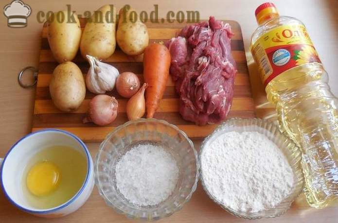 Keitto nyytit lihalientä - miten tehdä pyöryköitä munat ja jauhot - askel askeleelta resepti kuvat