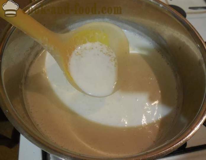 Miten kokki vehnämuroista maitoa - askel askeleelta resepti kuvat
