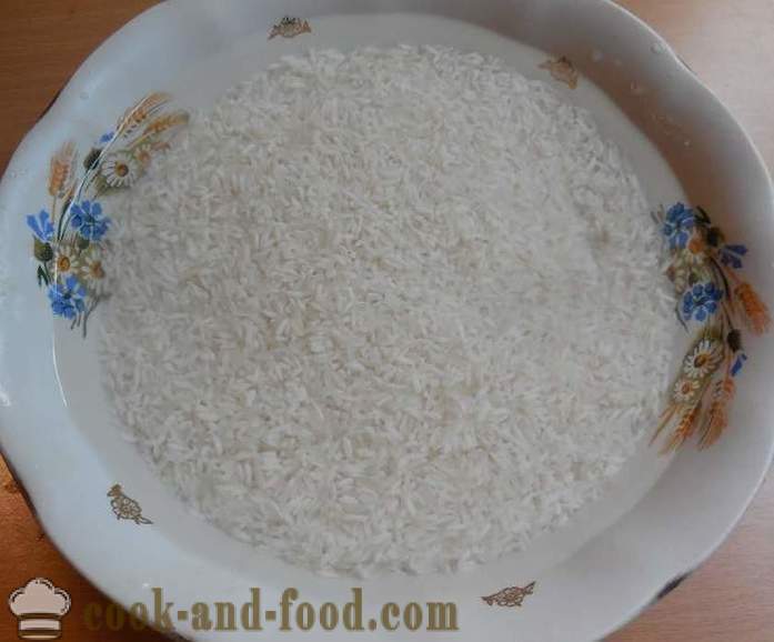 Miten kokki rapea riisiä koristeeksi pannulla kunnolla - miten hautua riisi veden - askel askeleelta resepti kuvat