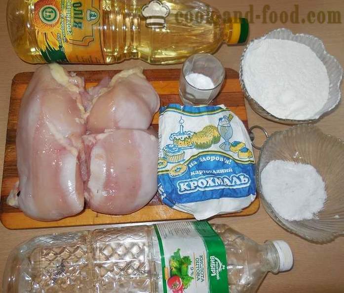 Miten ruokaa kanaa pannulla tärkkelystä - mehukas ja maukas - resepti kuvallinen