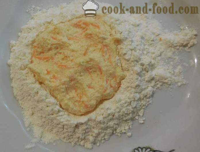 Juustomassan kakkuja porkkanat multivarka - miten ruokaa porkkana juustokakku - askel askeleelta resepti kuvat
