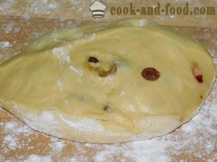 Italian Panettone - yksinkertainen ja herkullinen pääsiäisen kakkua leipäkone - askel askeleelta resepti kuvat