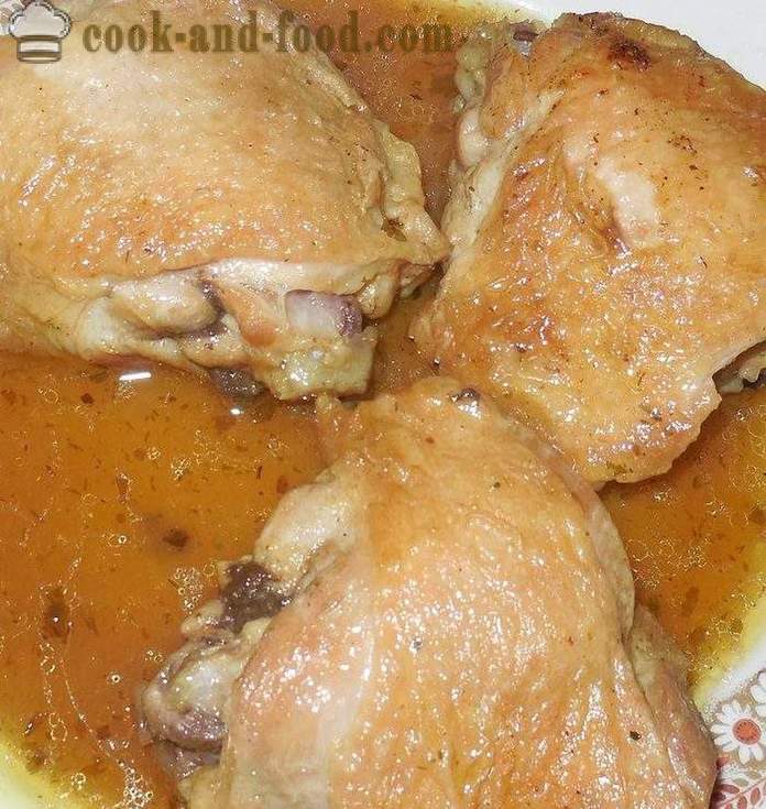 Kanan reidet multivarka vuonna hapanimelä kastike - resepti valokuvista miten ruokaa kastike kana multivarka