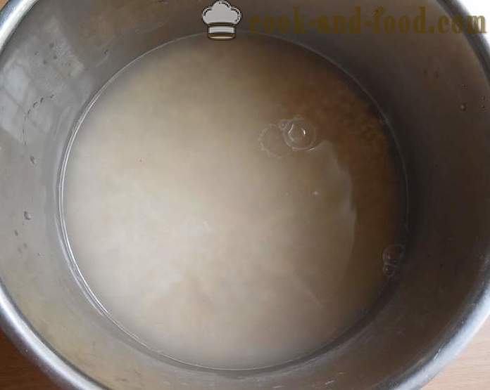 Herkullinen Ohrarouhepuuro veden - askel askeleelta resepti valokuvista - miten ruokaa Ohrarouhepuuro