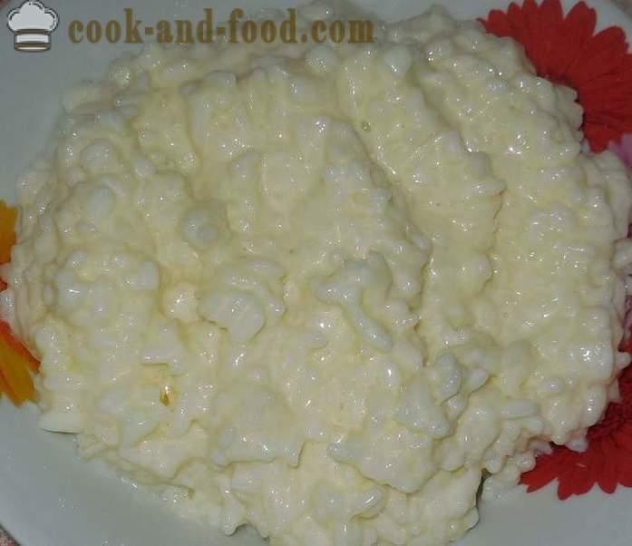 Delicious riisipuuro maitoa ja vettä kattilassa: neste ja klassinen (paksu) - askel askeleelta resepti valokuvista miten ruokaa riisipuuro maitoa